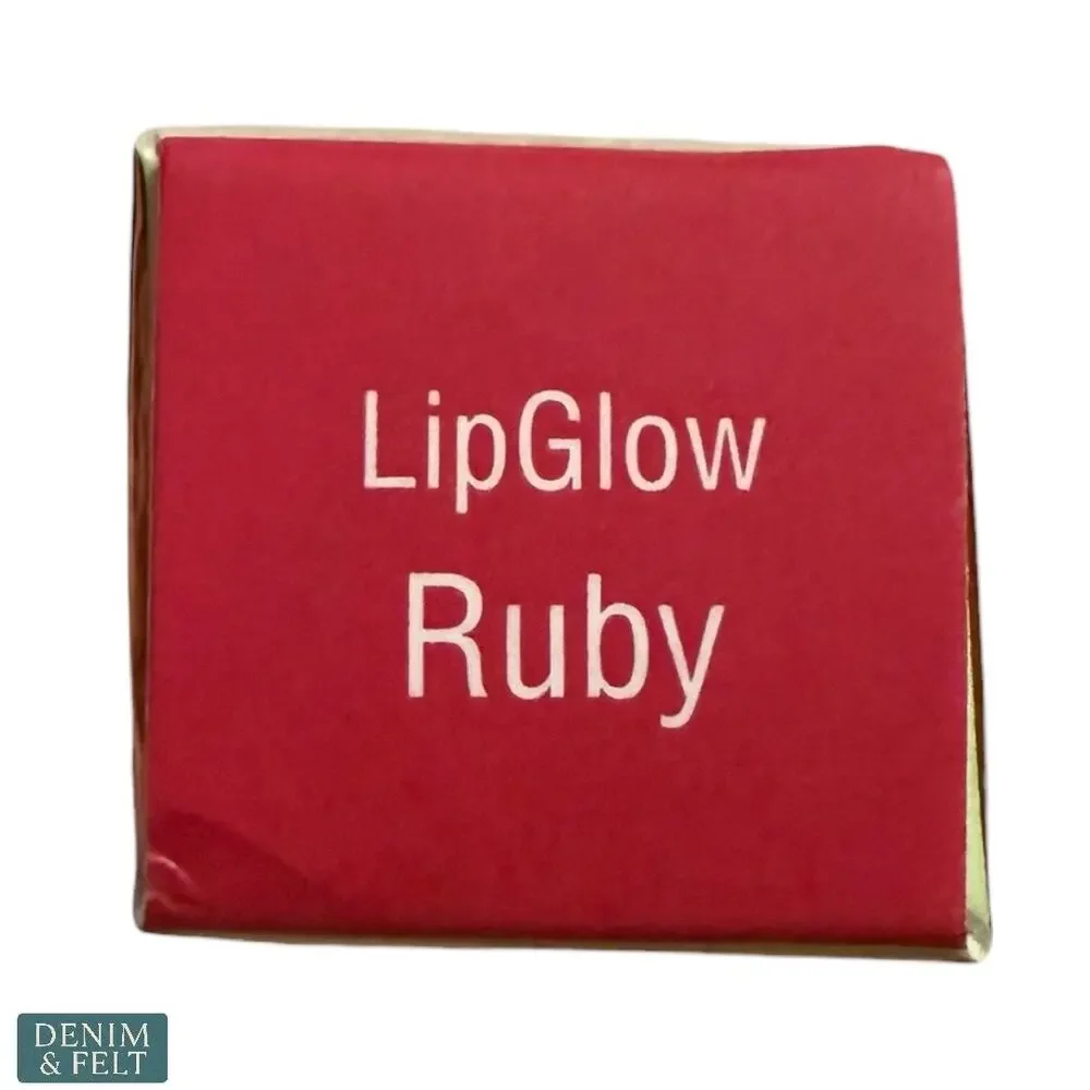 NEW Pixi LipGlow Tinted Lip Balm Ruby‎ Dark Pink Shea Mango Glossy Hydrating